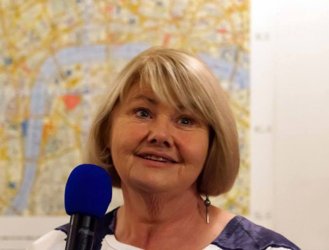 Annette Badland during the Q&A