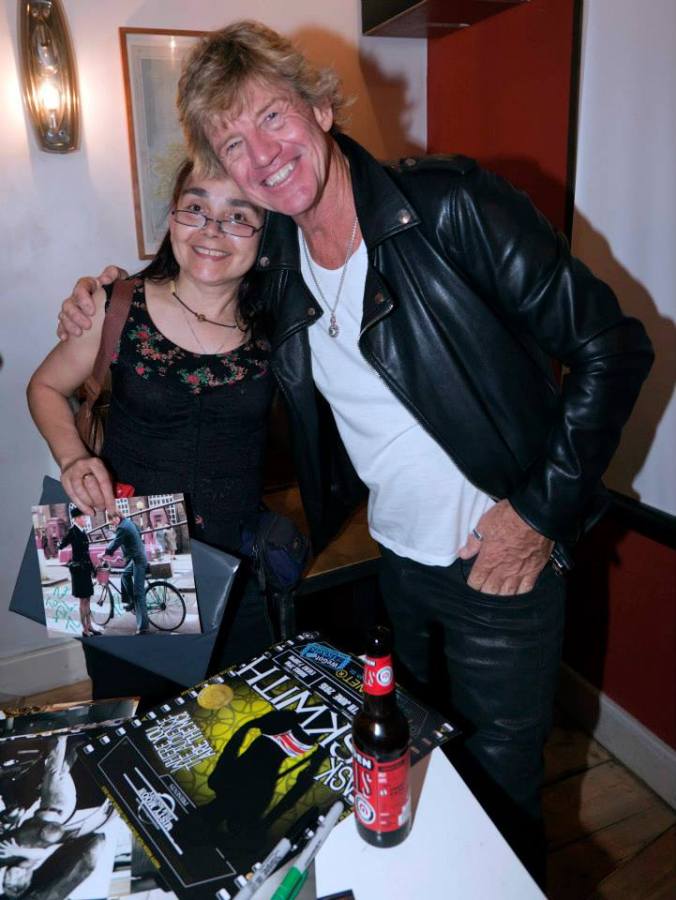Robin Askwith with Zoe Gaffen at Ask Askwith - June 2015