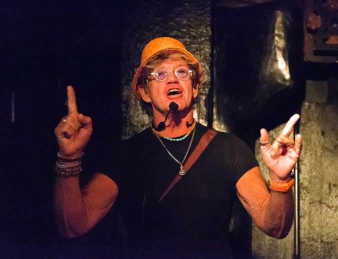 Robin Askwith doing his thing