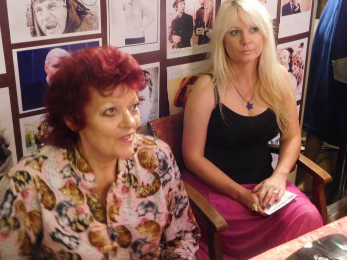 Dana Gillespie with Misty Moon's Jen Morriss