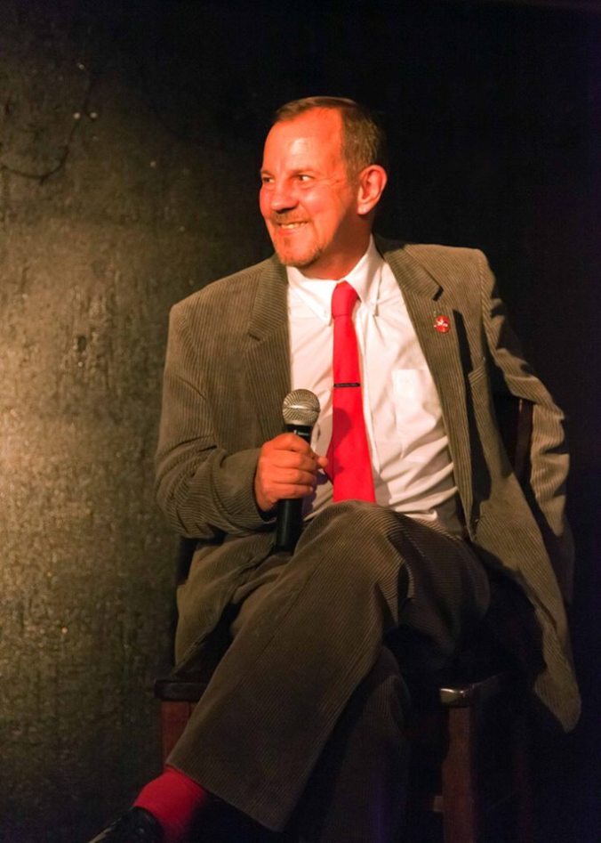 Gary Shail enjoying the Q&A