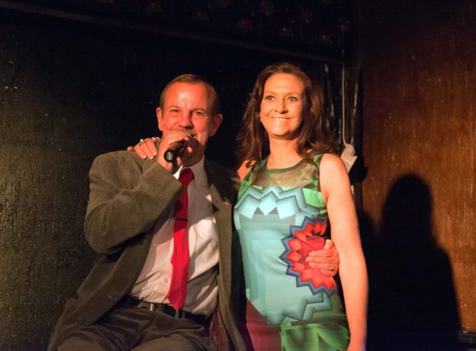 Gary Shail and Lucinda Bateson who played his sister Haley in Metal Mickey