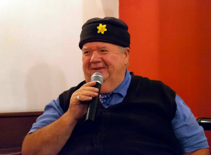 Having a chuckle with Ian McNeice