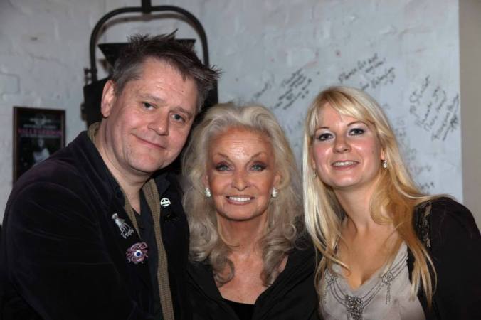 Kate O'Mara With Stuart & Jen Morriss