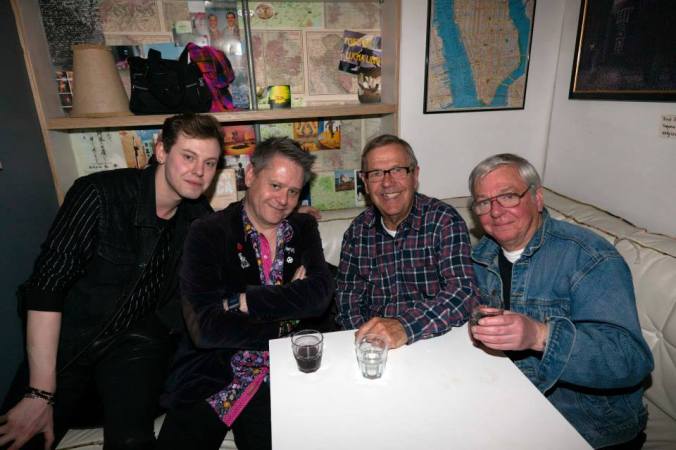 The MC, The Curator, The Actor & The Honorary Patron @ An Evening With Larry Dann