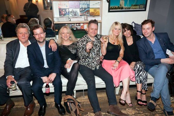 Nicholas Ball enjoying some Misty Moon hospitality