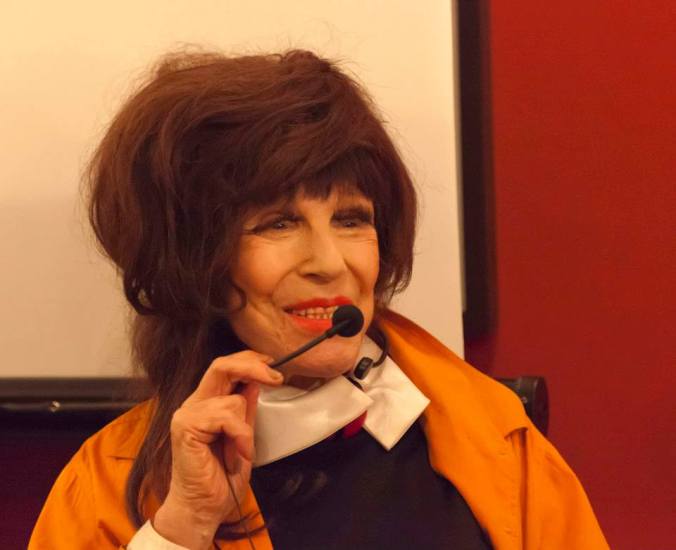 Fenella during the Q&A