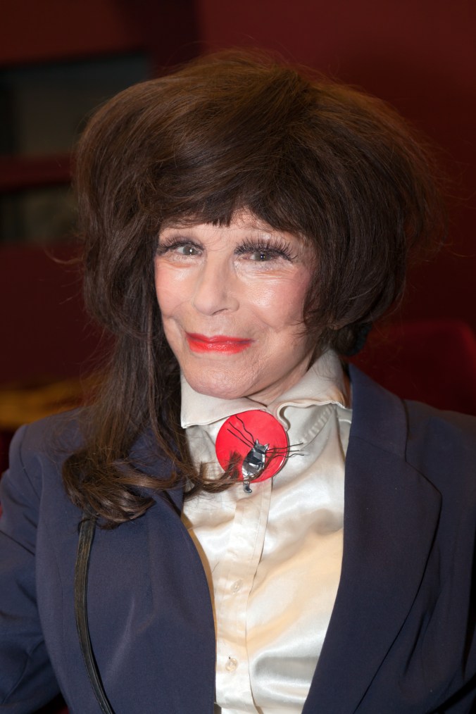Fenella Fielding @ The Cinema Museum 23rd April 2015. Photo by John Gaffen