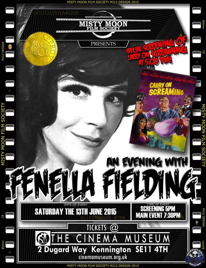 An Audience With Fenella Fielding. Click The Link For Tickets https://billetto.co.uk/audience-with-fenella-fielding