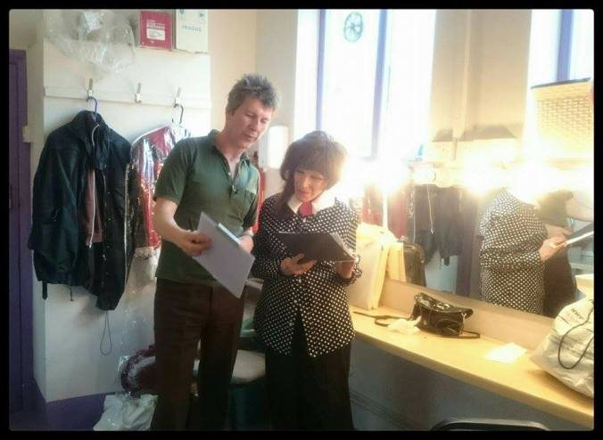 Rehearsing Frankenstein with Fenella Fielding