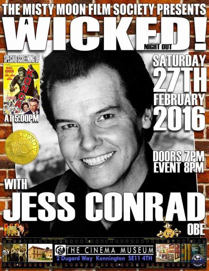 Advance tickets at: https://billetto.co.uk/en/events/konga https://billetto.co.uk/en/events/wicked-night-out-with-jess-conrad
