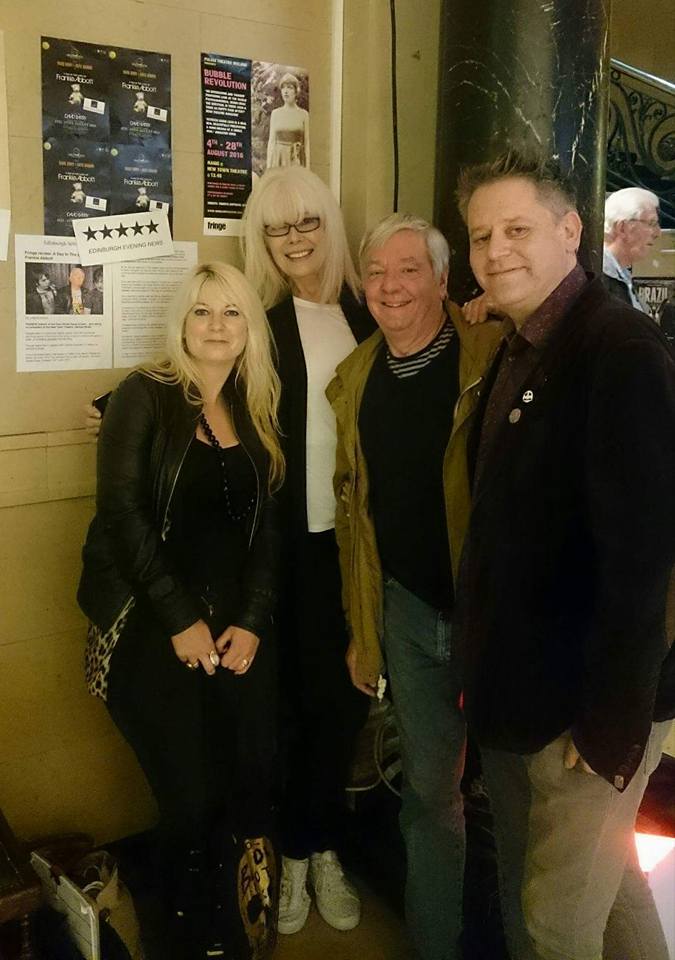 Cast and crew of A Day In The Lives Of Frankie Abbott with their 5***** review in The Scotsman and Edinburgh Evening News