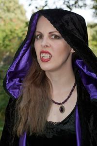 Agnes aka Emma Dark being a little more scary than Red Riding Hood