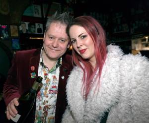 The Curator and his adorable Honorary Patron Emma Dark